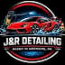 JBR Detailing logo featuring a car silhouette in a circular blue and red badge design