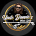 Uncle Demonic logo with ornate gold circular design and metallic lettering on dark background