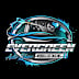 Nametape brand logo in blue and silver with stylized lettering on dark background
